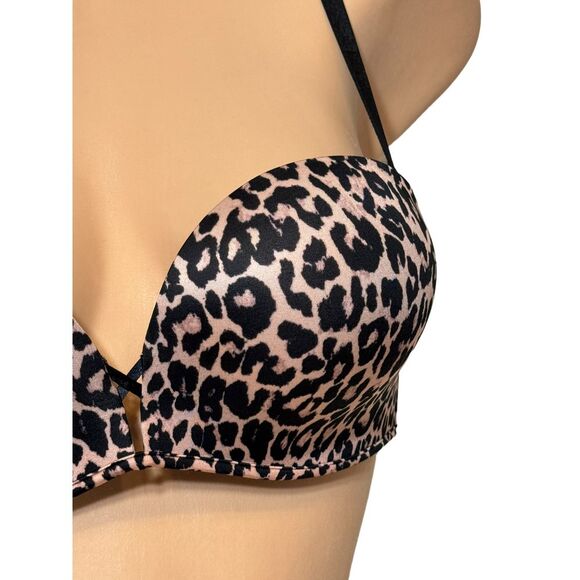 Victoria's Secret 32D Bombshell Add-2-Cups‎ Push-up Multi-way Demi Bra NEW - Picture 3 of 5